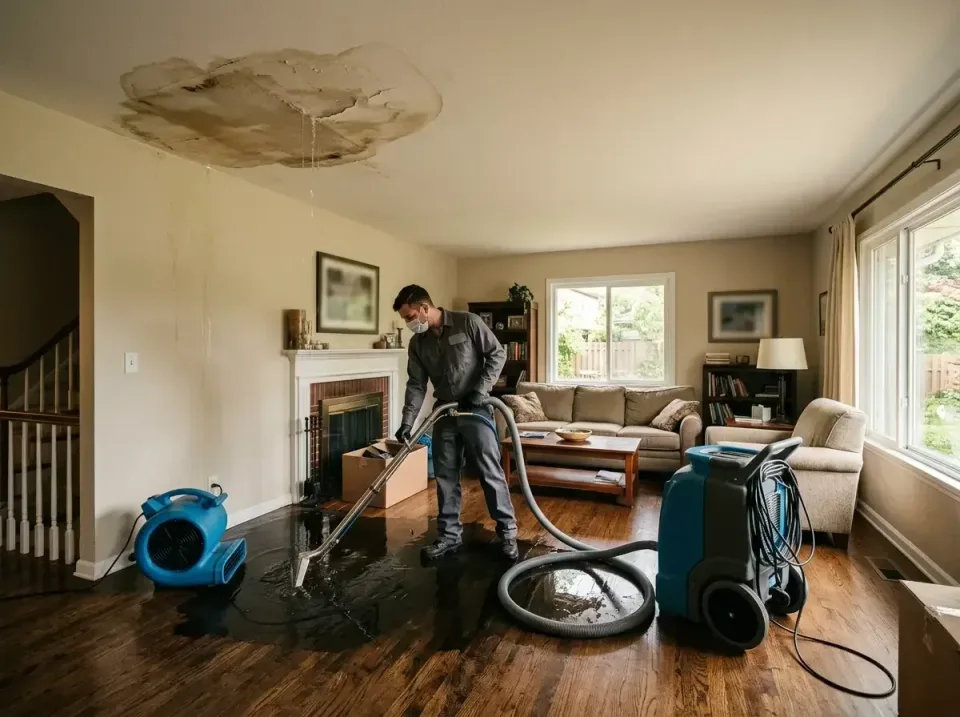 attic-pipe-burst-ceiling-drip-008 — frequently asked questions, Water Damage Restoration & Carpet Care in Belfast, ME